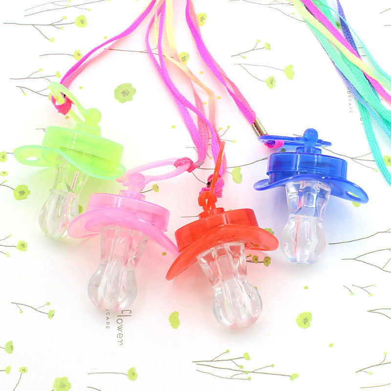 LED Pacifier & Whistle 25342395880581
