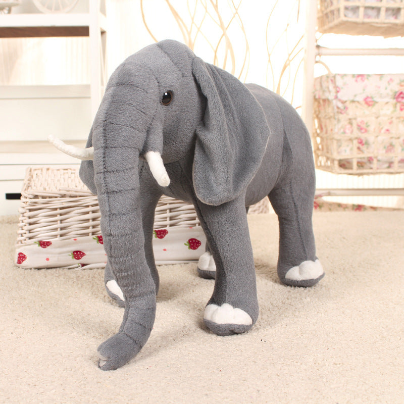 Simulation elephant plush toy 253625887477