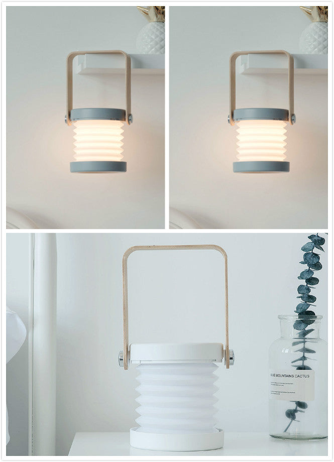 Foldable Touch Dimmable Reading LED Night Light Portable Lantern Lamp USB Rechargeable For Home Decor 2538206326020
