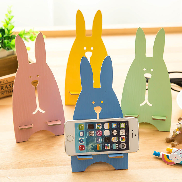 Cute Cartoon Rabbit Mobile Phone Holder - 图片 4