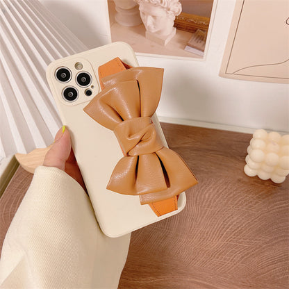 Bowknot Leather Wristband Phone Case 253f67e0 f598 4fb8 b5c8 ad87e7ad6c55