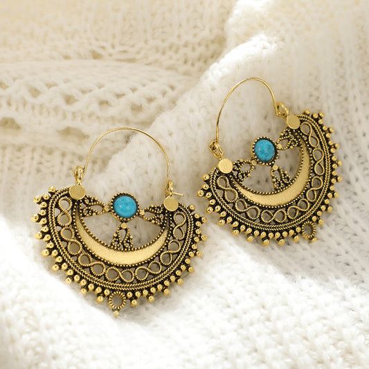 Geometric hollow semicircle turquoise 2541164656070