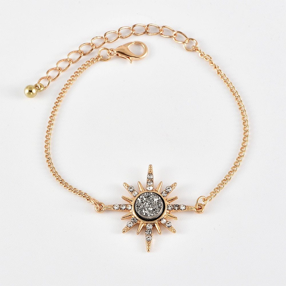 Moon sun full diamond bracelet 25433613065784