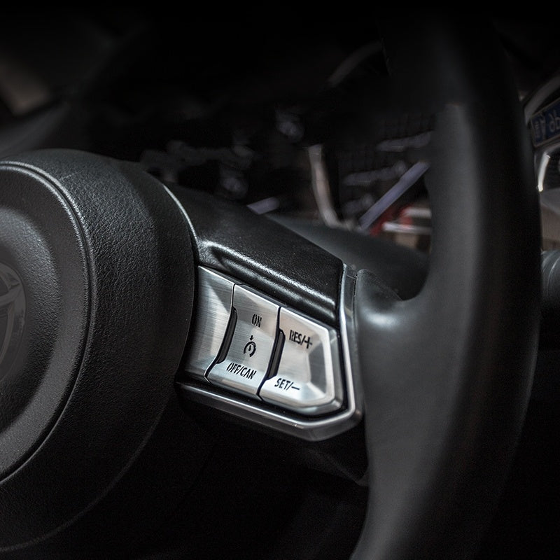 Atz Modified Steering Wheel Transparent Button Aluminum Alloy Decorative Sticker 25471769 7a07 4d80 8d3c 75c93ff317be