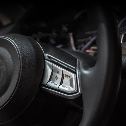Atz Modified Steering Wheel Transparent Button Aluminum Alloy Decorative Sticker 25471769 7a07 4d80 8d3c 75c93ff317be