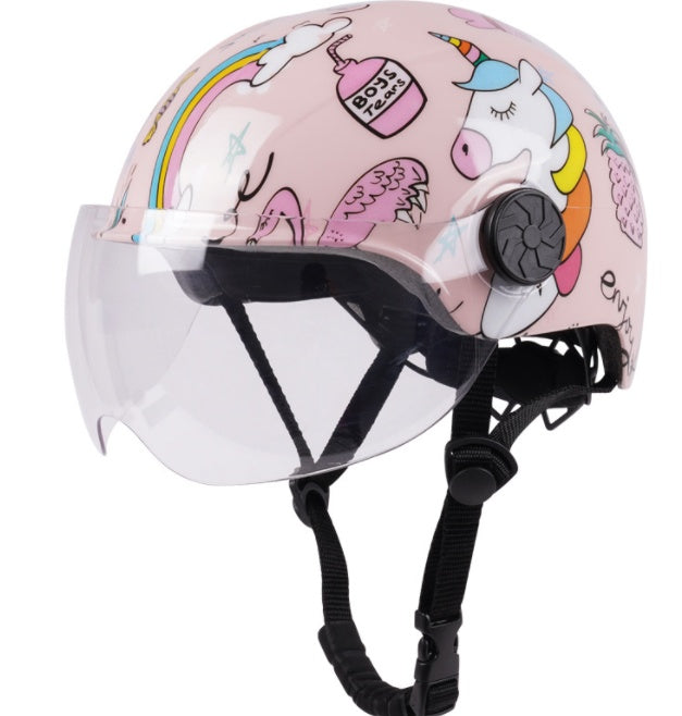 Children's Battery Car Riding Safety Helmet 254bac75 136b 4e90 a275 ca0e36cdf8a1