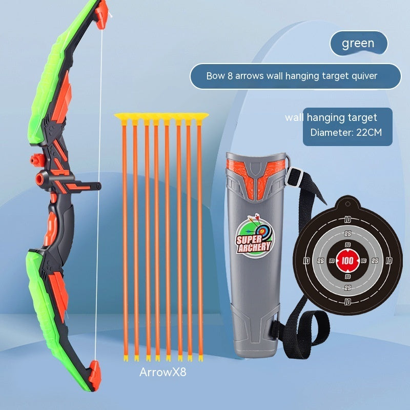 Children's Archery Bow And Arrow Set Arrow Target Quiver Boy Shooting Parent-child Sports Arrow Traditional Sucker 25530734 1