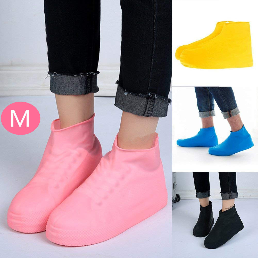 Men and women hiking slip wearable easy to carry silicone rain boots 255937820089