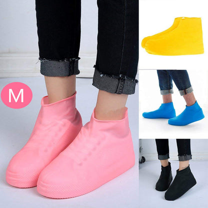 Men and women hiking slip wearable easy to carry silicone rain boots 255937820089