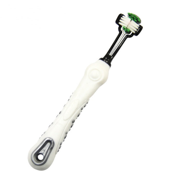 Three Sided Pet Toothbrush Dog Brush Bad Breath Tartar Teeth Care 25674703376613
