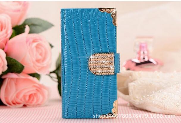 5S 5G Diamond Leather Wallet Card Case Leather Case Leather Case - HD Wireless Product #4