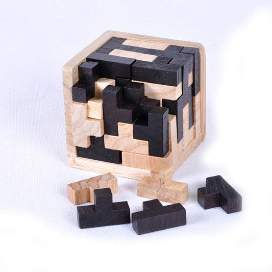 Creative 3D Puzzle Luban Interlocking Wooden Toy Early Educational Toys Puzzles 2574036624865