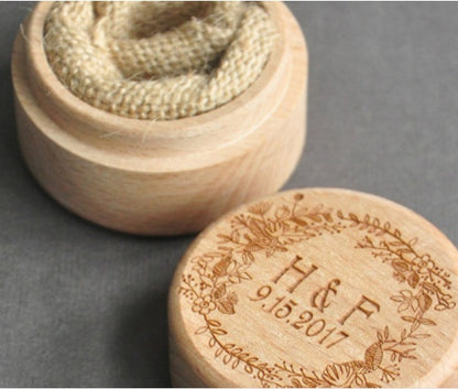 Cool Personalized Wedding Ring Box 2575301735154