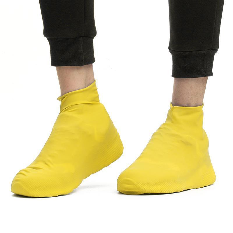Men and women hiking slip wearable easy to carry silicone rain boots 257861138559