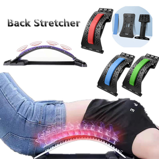 Back Stretcher Adjustable Back Cracker Massage Waist Neck Fitness Lumbar Cervical Spine Support Pain Relief 2586f3e5 ab7c 4c5