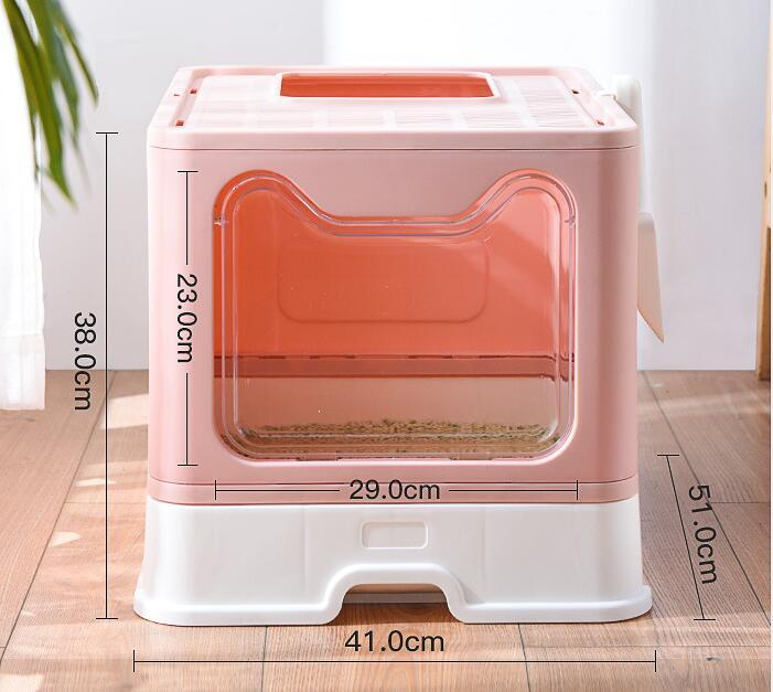Fully Enclosed Odor-proof Drawer Foldable Cat Litter Basin 258ed86e d7b5 45bf b5ba 23f4feb26ee6
