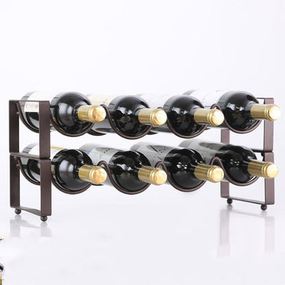 Stackable Wine Bracket Ornaments Wine Bottle Rack Wine Cabinet Wine Display Shelf Fashion 25903790 8b32 486c 9b39 5b56ee7798c