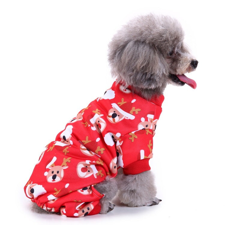 Dog supplies pet christmas clothes 2595929357593