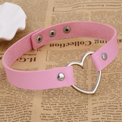 Punk Rock Leather Necklace