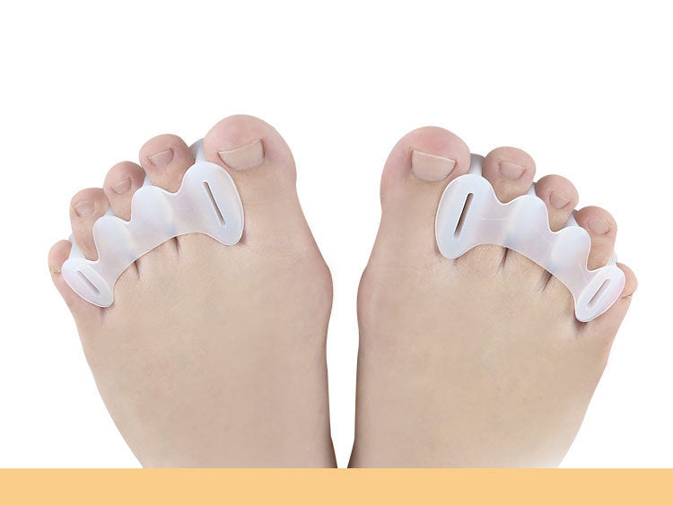 Three-hole Silicone Hallux Valgus Toe Separator Brace 25a0f447 2e3a 48f6 9b34 52c882900ea6