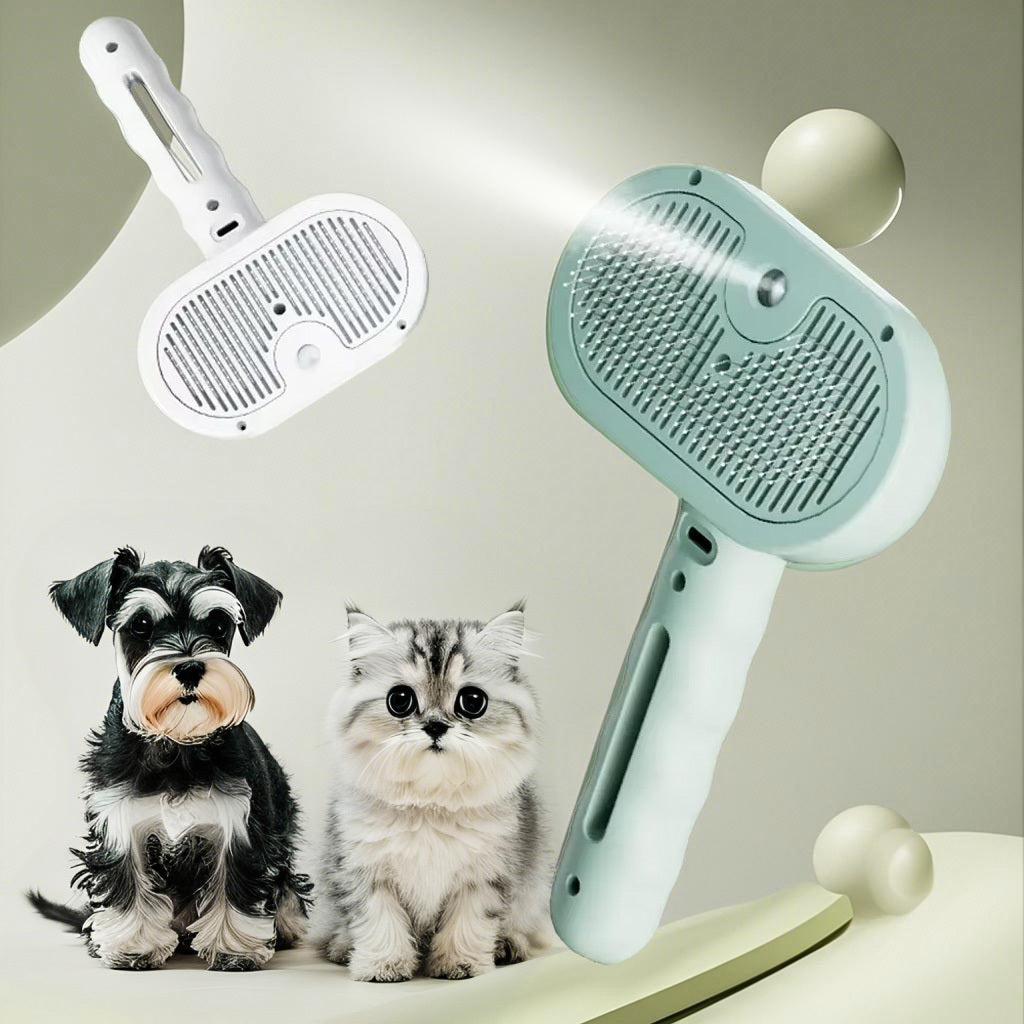 Pets Spray Hair Comb Pet Hair Remover Cleaning Brush Cats Grooming Dog Accessories Tools Dematting Water Mist Humidifier Comb