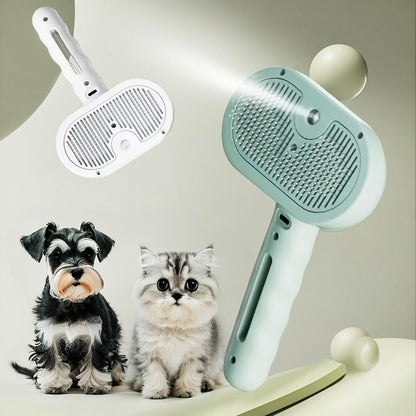 Pets Spray Hair Comb Pet Hair Remover Cleaning Brush Cats Grooming Dog Accessories Tools Dematting Water Mist Humidifier Comb