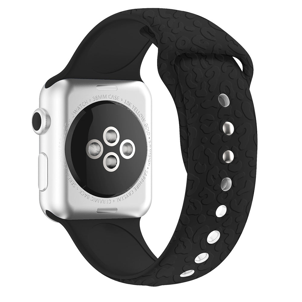 Laser Embossed Silicone Leopard Print Silicone Strap 25bc15d3 376b 48d3 b51d 4300d7eea7e7