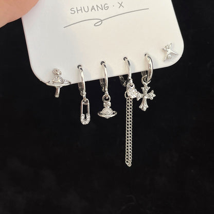 Minimalist Personality Love Butterfly Ear Clip Suit Female 25d5cbd4 923b 4ed6 b940 c00c4a48f848