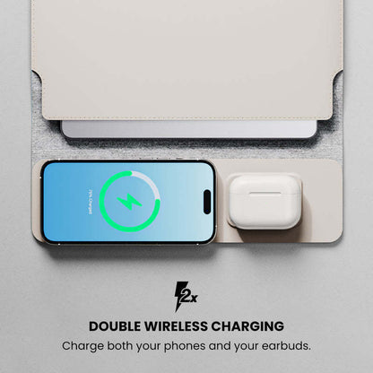 S97 Wireless Charger Laptop Bag 15W Fast Charge - 图片 2