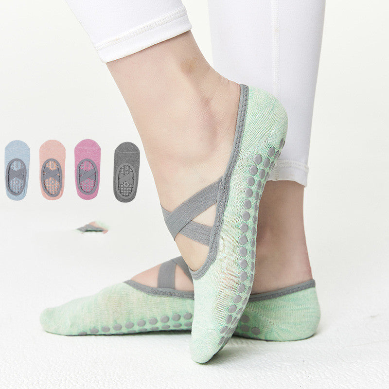 Yoga Socks Ladies Non-slip Cross Straps Pilates Cotton Sports 25da8154 b3cf 48ed ba8e 4215a3f1fc9a