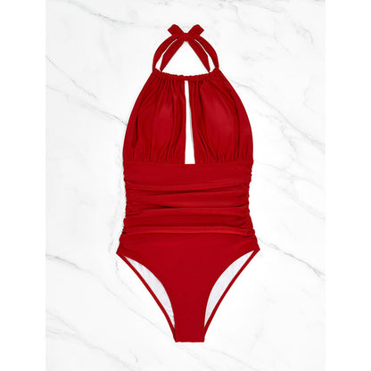 New One-piece Halter Hot Spring Swimming Swimsuit For Women 25e02fe3 087f 4d1f 8a57 6595f48b6ba2