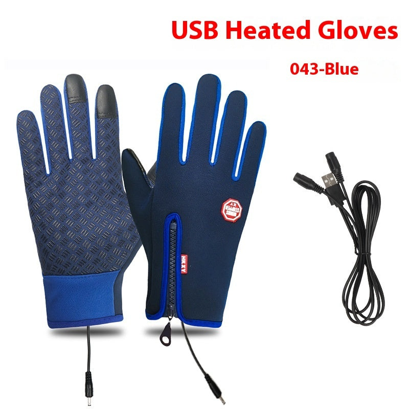 USB Electric Heating Heating Gloves Winter Outdoors Sports Skiing Warm Waterproof Non-slip 25f4c0fa 96f9 49a9 96ba b03aac802b