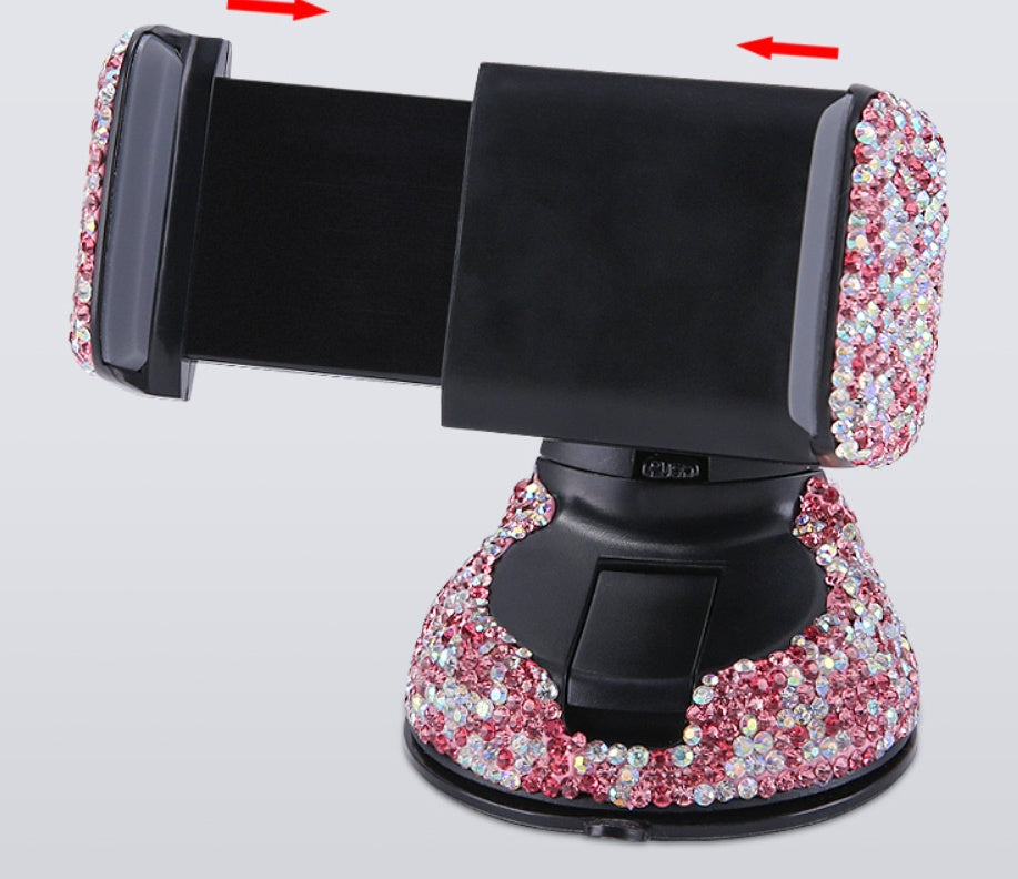 Crystal Rhinestones Phone Holder - 图片 6