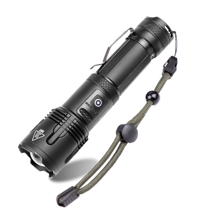 Strong Light Tactical Flashlight With Pen Clip Attack Head 26041d90 1a29 4d51 89c2 076a9e29cd94