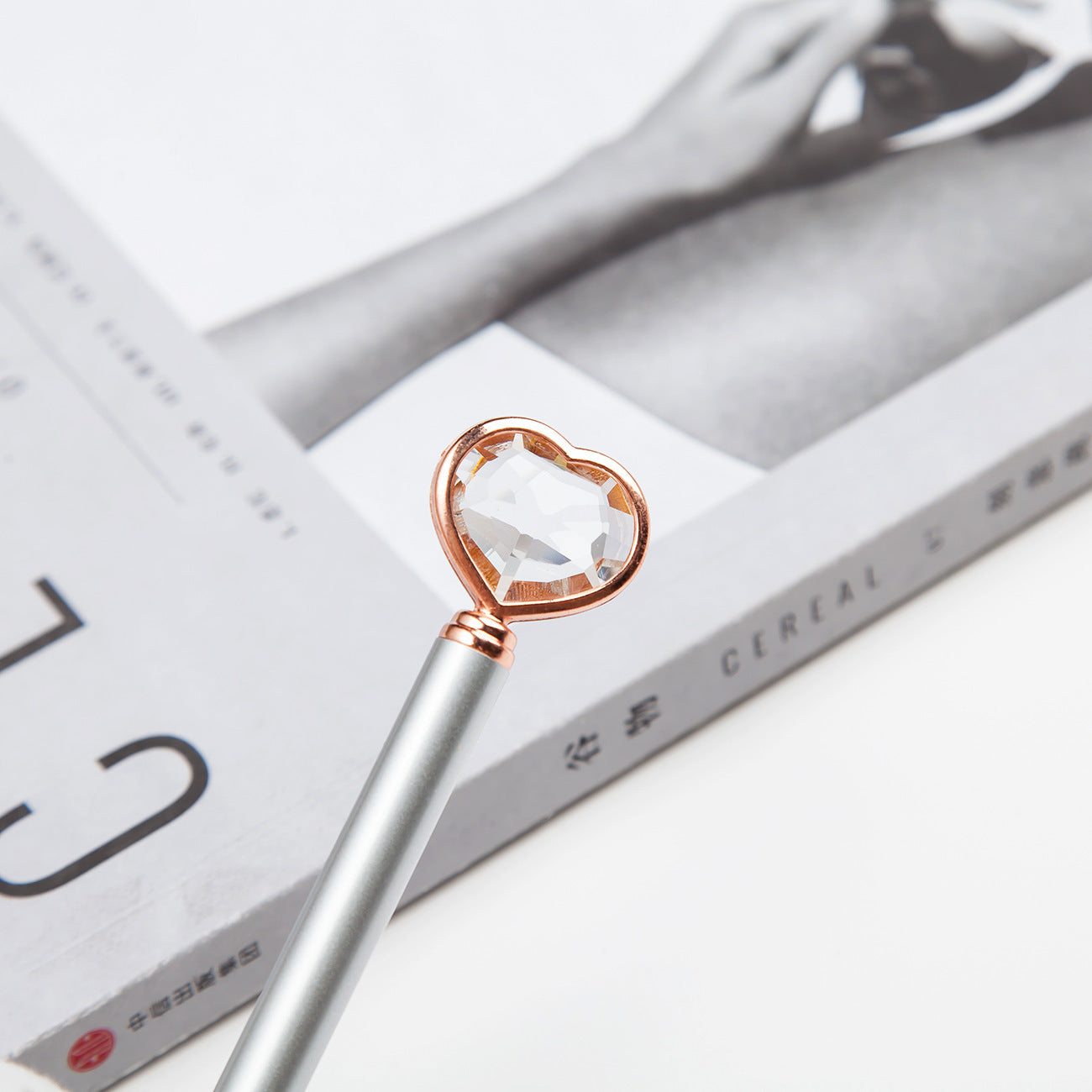 Creative Crystal Love ball diamond metal pen - 图片 5