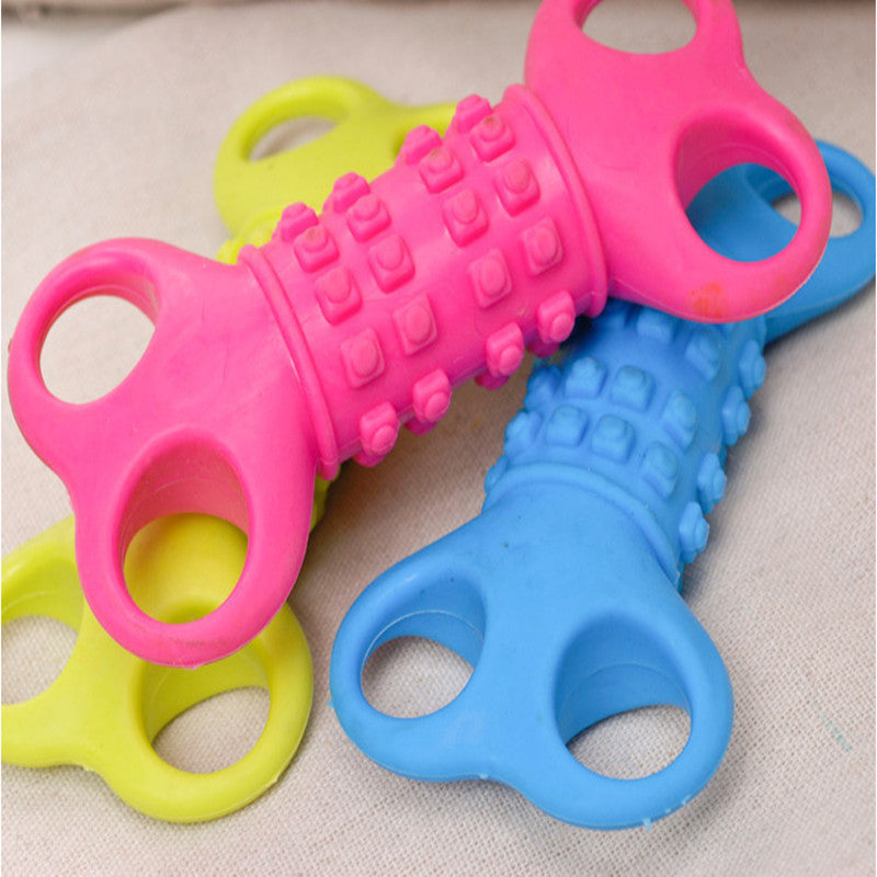 Silicone Bone Shape Chewing Toy Dog Pet 2609046620788