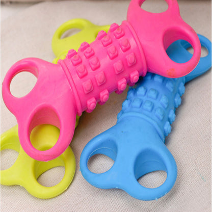 Silicone Bone Shape Chewing Toy Dog Pet 2609046620788