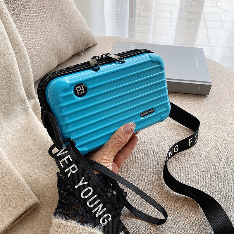 Women's Fashion Mini Luggage Shape Shoulder Crossbody Bag 260ecb37 6de3 4f52 b0b9 6c5f64cd0036