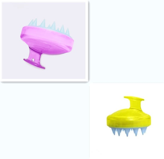 Silicone Shampoo Brush Massage Scalp Hair Brush 2610567501527