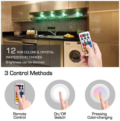 RGB Atmosphere Holiday Lights Bar Cabinet Pat Light Remote Control Light 261092813157032