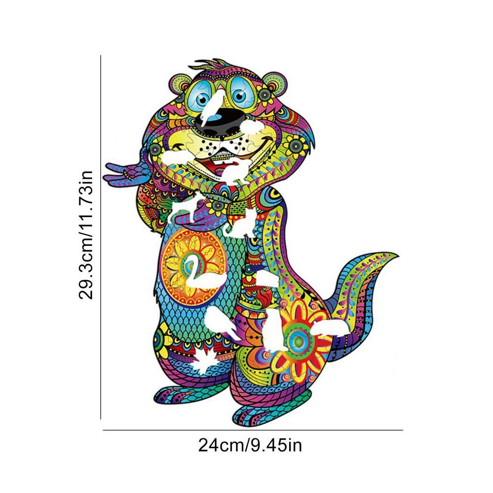 DIY Wooden Puzzles Animal Shaped The Best Christmas Gift Wooden Puzzles 2612957543443
