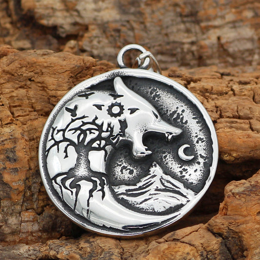 Nordic Viking Wolf Rune Pendant Necklace For Men 261db593 1082 4bab b803 30c2139a1aef