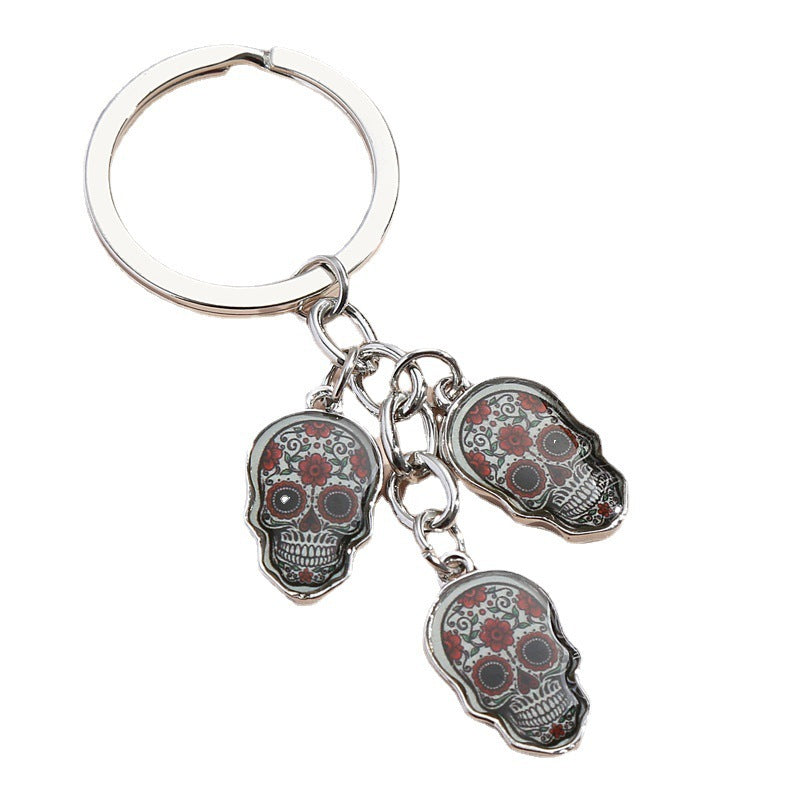 Hot Selling Dripping Oil Alloy Colorful Owl Ladybug Dark Flower Ghost Face Keychain Bag Ornaments 261e41ff 3f1d 46e1 b739 1e3