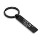 Be Safe Honey i Need You Here With Me Stainless Steel keychain 26237183823