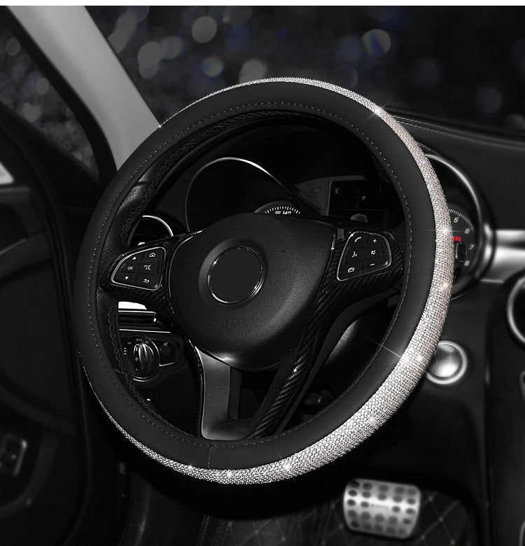 Rhinestone steering wheel cover 2623894527167