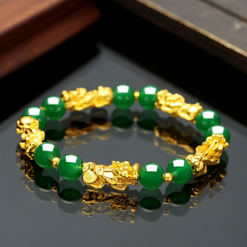 Obsidian bracelet 262961285090