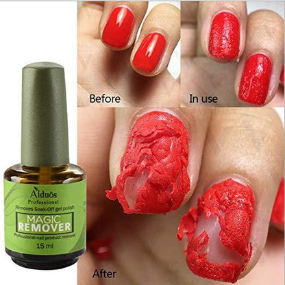 Nail Polish Burst Magic Nail Polish Remover  Fast Soak Off Sticky  Nail Gel Polish Degreaser Cleaner 2630265932151