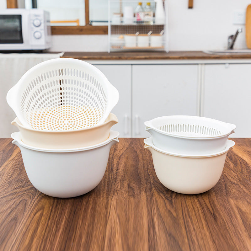 Double sink dish drain basket kitchen panning wash fruit basket 2630586762330