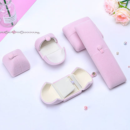 Flannelette Box Jewelry Pendant Necklace Box 263302e0 f70b 42c7 bdf3 b7bcc2a59935