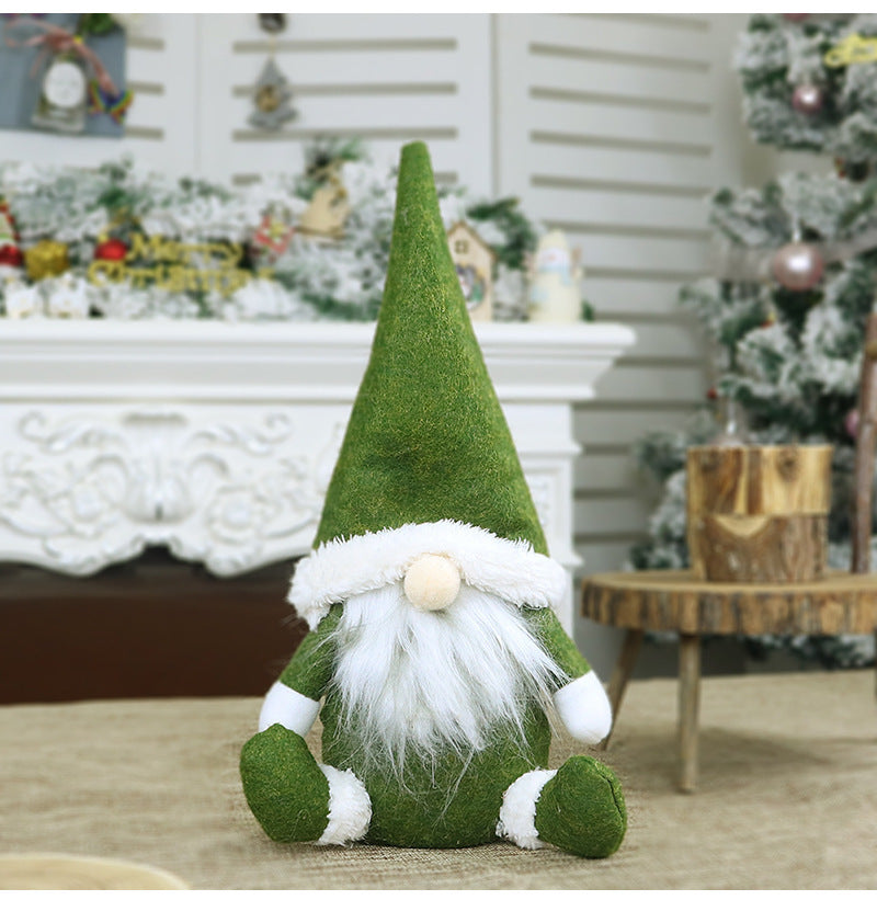 Christmas Faceless Old Man Doll Window Decoration 2636410411080